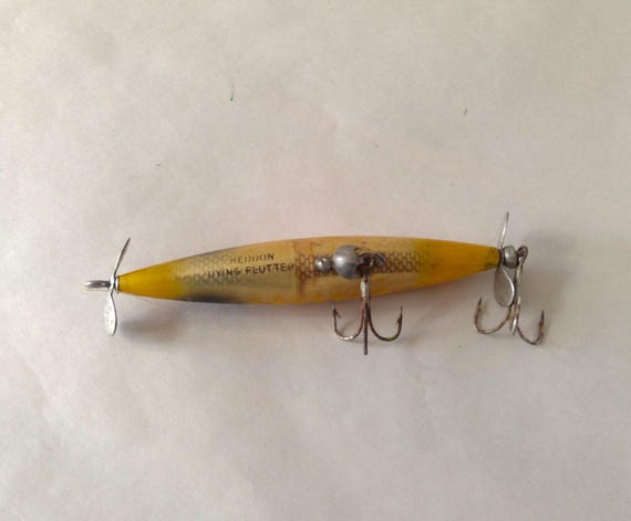 1950s Heddon Dying Flutter Double Prop 4