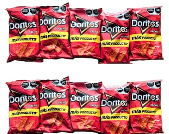 Doritos Nacho Sabritas Mexican Chips, 10 Bags