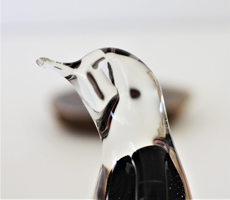 Vintage Studiolasi Finland Penguin Art Glass Figurine image 4