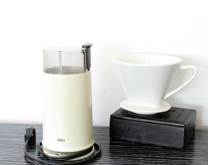 Vintage Braun Espanola Aromatic Ksm2 Coffee Grinder Spice Etsy