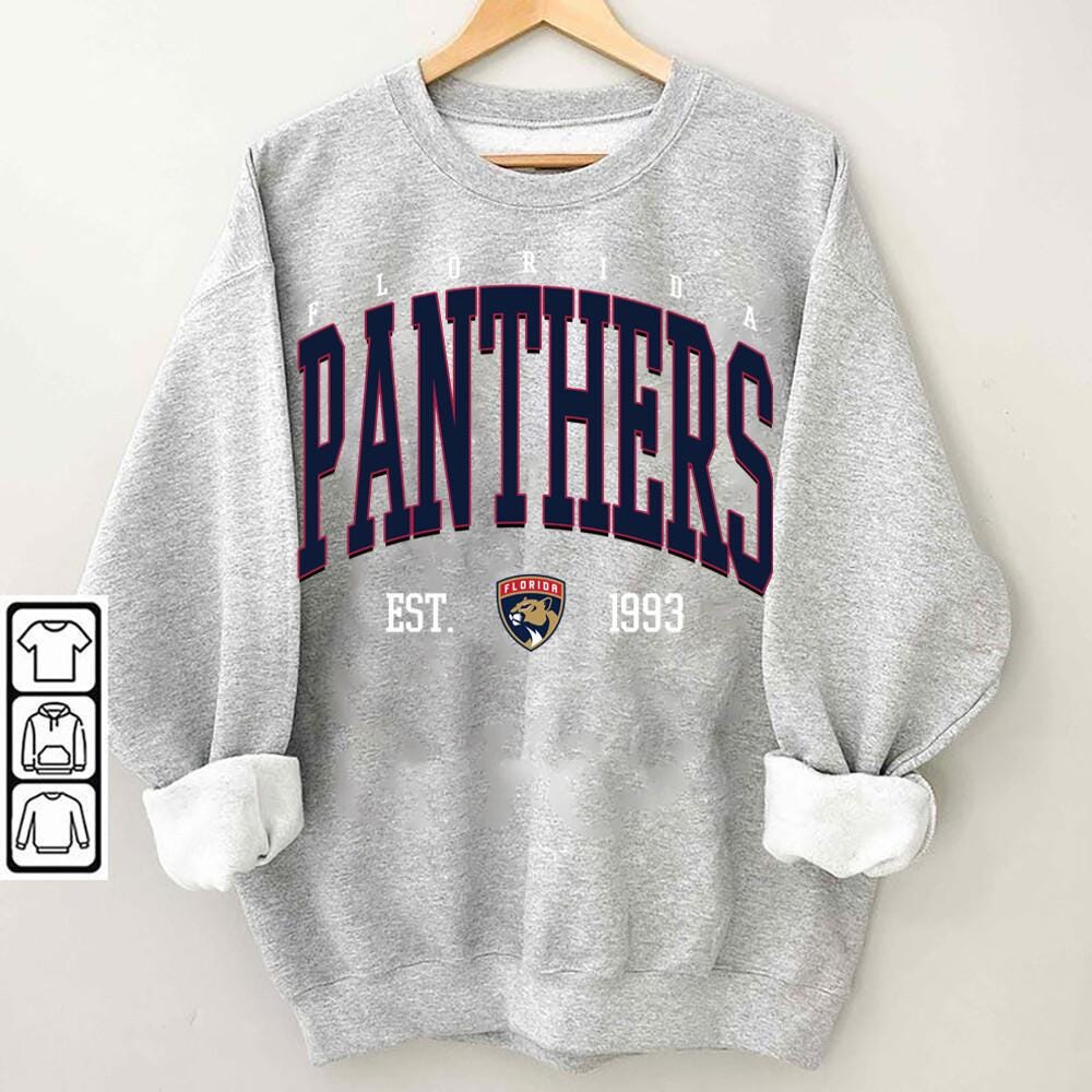Snorider Design Florida Hockey Sweatshirt, Vintage Style Florida Hockey Crewneck, Retro Florida Hockey Shirt, Retro Florida Ice Hockey Sweater Tm1231