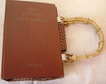 The Reader's Encyclopedia....Book Purse....SALE 50% OFF