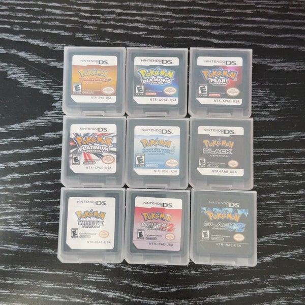 Nintendo DS Pokemon Games - 10/10 Quality - Ships Same Day! (SALE)