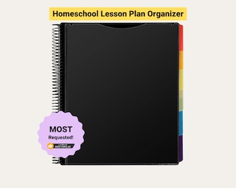 Gud Mama Homeschool Lesson Plan Organizer, Organizer system for homeschool work, Homeschool folder