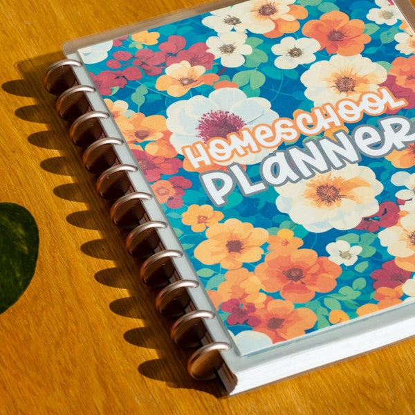 HARD COPY | 2024 Homeschool Planner, Homeschool Planner, Teacher Planner, Planner for women, Gift for mom, Planner for her