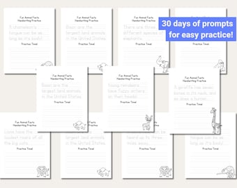 30 Days of Journal Prompts for Children