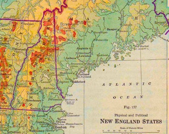 Printable Map Of New England - Maping Resources