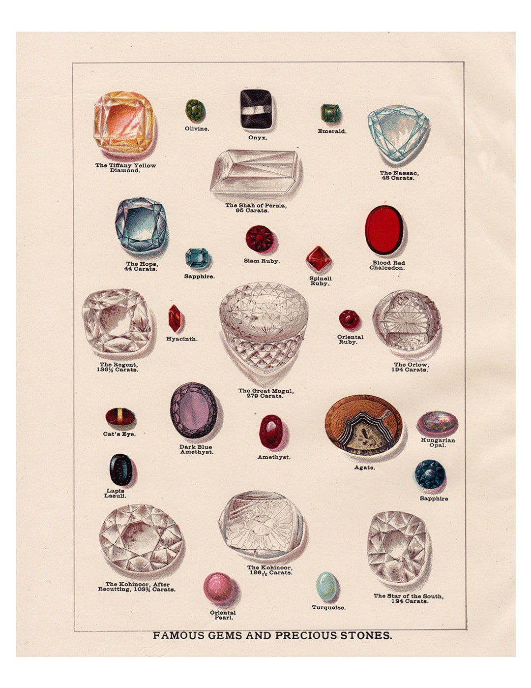 いこまる★PRECIOUS STONES PRINT BULOUSON Rare Prophecy Stone from the Sahara: A Collector's Must-Have