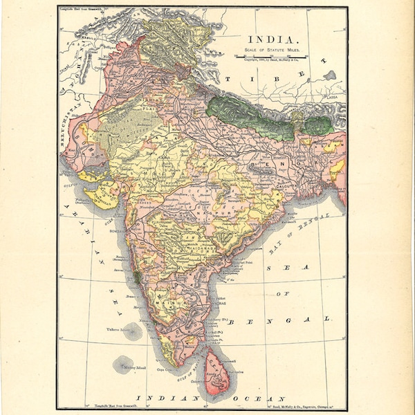 Printable Map of India Etsy - Il 600x600.735188891 6x72 