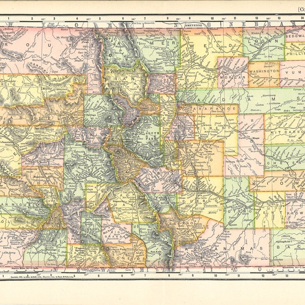 Map of Colorado Digital Download - Il 600x600.393975766 D27q 