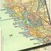 Map of California, Printable Wall Art, Home Decor, Arts and Crafts, Etc ...