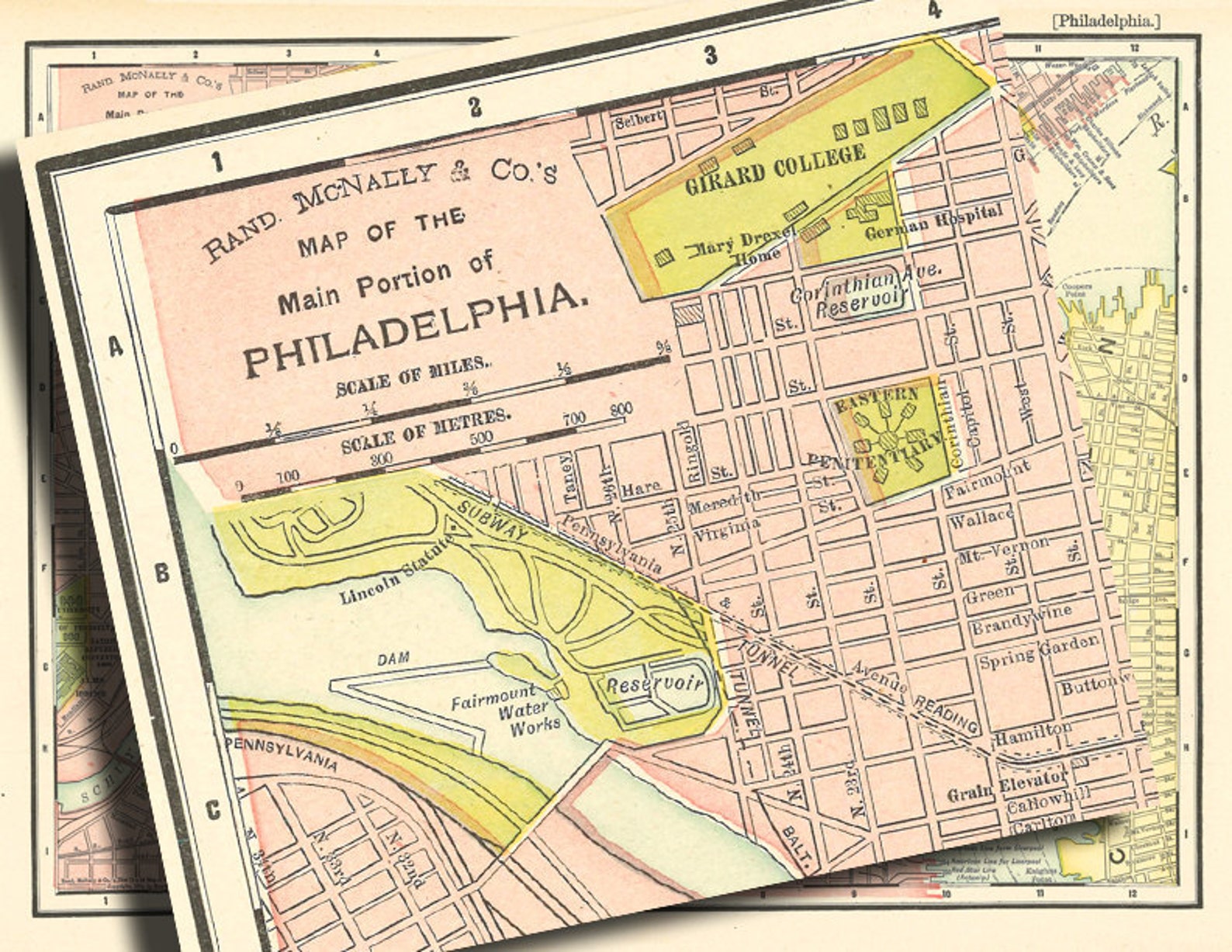 Printable Map of Philadelphia a - Il 1588xN.346089372 