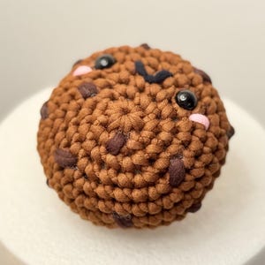 Cookie Amigurumi Crochet (The Woobles) Handmade Plushie Toy Stuffed Animal Gift for Kids Cute Adorable Plush Keychain