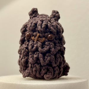 Pip Pusheen Cat Amigurumi Crochet (The Woobles) Character Animation Handmade Plushie Toy Stuffed Animal Gift Kids Cute Adorable Plush