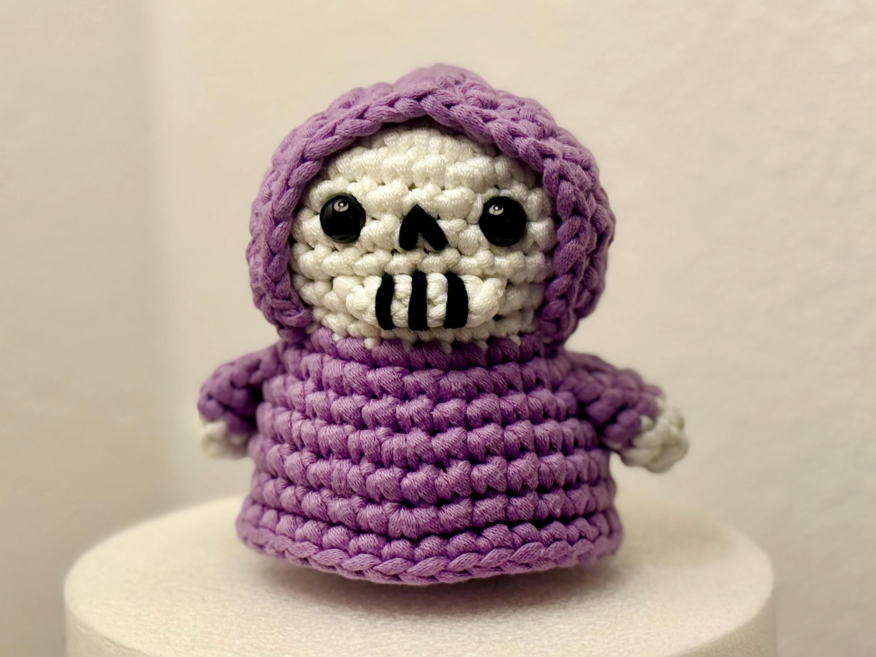 Grim Reaper Mort Halloween Amigurumi Crochet (the Woobles