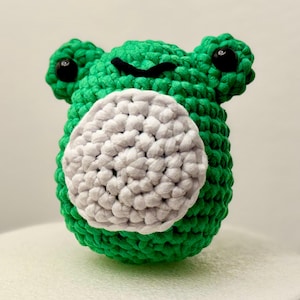 Frog Amigurumi Crochet (The Woobles) Handmade Plushie Toy Stuffed Animal Gift for Kids Cute Adorable Plush