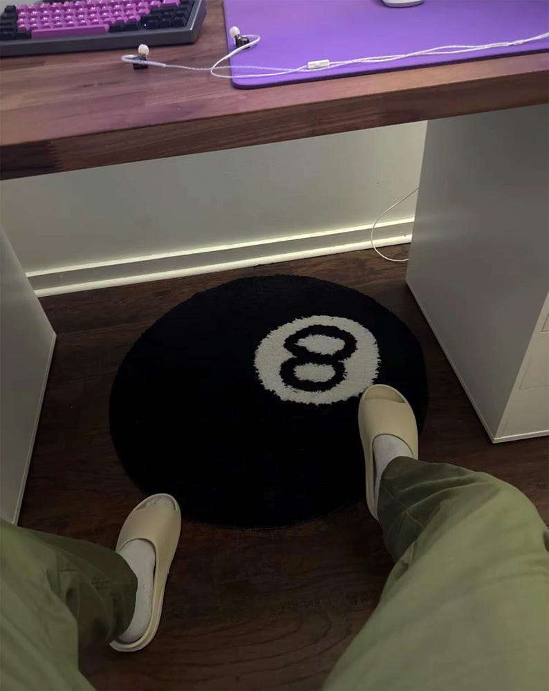 8 Ball Rug Stussy Rug Pool Living Room Rug Housewarming Gifts for Him ...