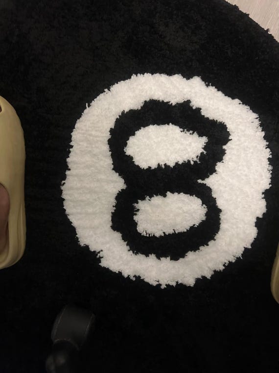 8 Ball Rug Stussy Rug Pool Living Room Rug Housewarming Gifts for