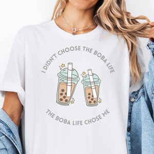 Boba Lover Shirt, Boba Tee, Bubble Tea Shirts, Boba Milk Tea Gift, Gift For Boba Lover, Milk Tea Bubble Drink T-Shirt