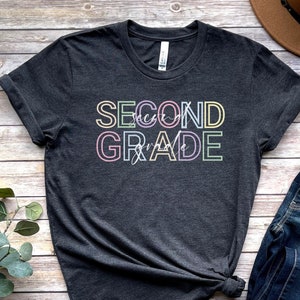 Zweite Klasse Lehrer Shirt, 2.Grad Lehrer Shirt, 2.Grad T-Shirt, Zweite Klasse TShirt, Grundschule, Lehr-T-Shirt