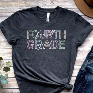 Fourth Grade Teacher Shirt, 4th Grade Teacher Shirt, 4th Grade T-Shirt, Fourth Grade TShirt, Elementary School, Teaching Tee