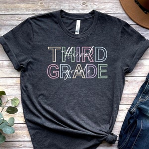 Third Grade Teacher Shirt, 3rd Grade Teacher Shirt, 3rd Grade T-Shirt, Third Grade TShirt, Elementary School, Teaching Shirt