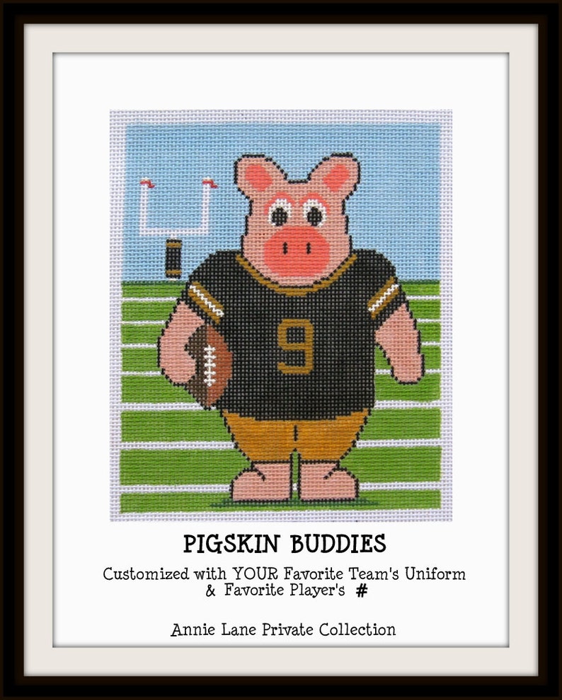 CUSTOMIZABLE Football Player pigskin Buddies Etsy