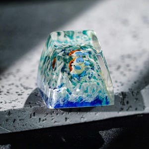 LIMITED EDITION Bla.sto.ise Keycap, Artisan Keycap, Anime Keycap, Resin Keycap, Keycap Set for Mechanical Keyboard, Gift for Him