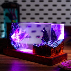 NEW Darth Vader Resin Diorama Lamp – Galactic Scene Night Light | Star War  Sci-Fi Display | Handmade  Epoxy Art Lamp | Gift for Star Fans