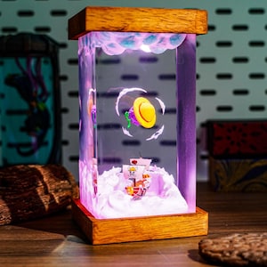 NEW Thousand Sunny Pirate Ship Resin Lamp – Handcrafted Anime Inspired Thousand Ship Light | Straw Hat Sea Adventure Decor | Otaku Gift Idea