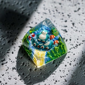 LIMITED EDITION S.nor.lax Keycap, Artisan Keycap, Anime Keycap, Resin Keycap, Keycap Set for Mechanical Keyboard, Gift for Him