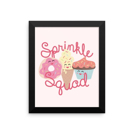 Sprinkle Squad Framed Poster