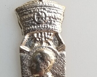 RASTAFARI REGGAE LION OF ZION STAR BELT BUCKLE SOLID PEWTER NEW!