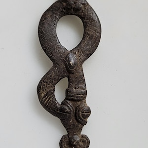Brass African pendant, lost wax pendant, Ashanti pendant