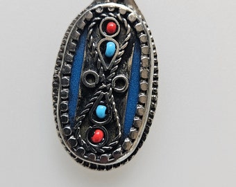 Small Afghan pendant, Turkmen pendant