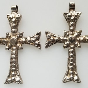 Ethiopian Coptic Cross Pendant, Ethiopian jewelry, Ethiopian pendant, Cross pendant, silver cros