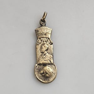 Ethiopian Rastafarian pendant, Haile Selassie pendant, Him pendant, Lion of Judah pendant