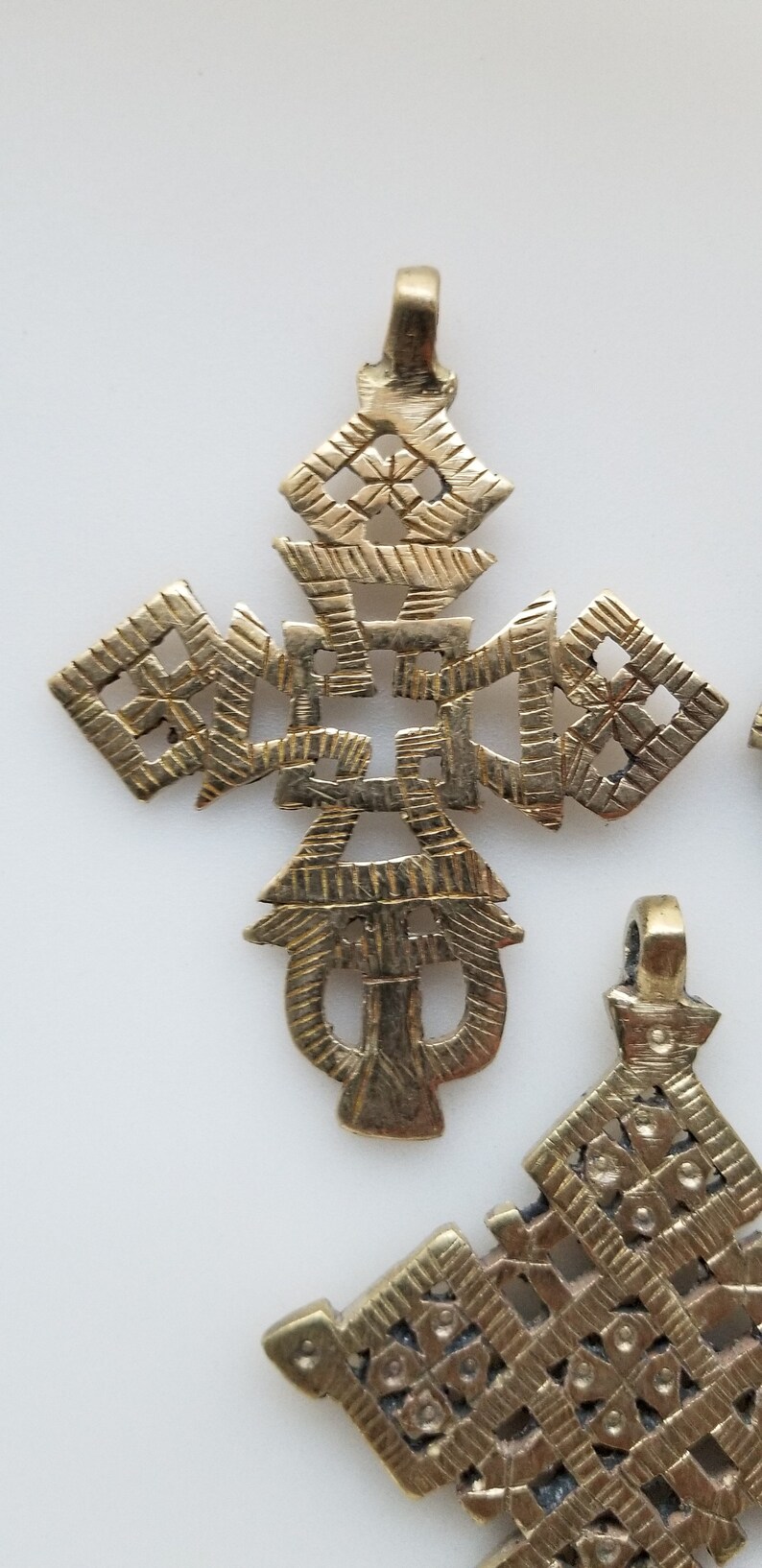 SALE 5 Brass Ethiopian Coptic Crosses Cross Pendants Etsy
