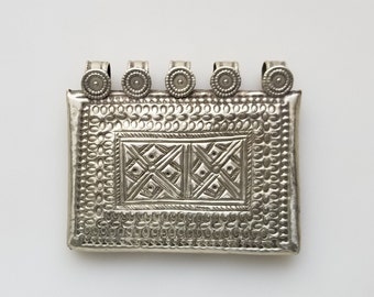 Vintage Balochi pendant, box pendant