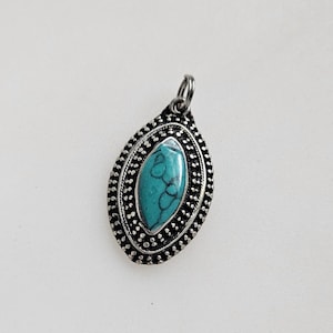 Afghan Pendant, Lightweight Turkmen Jewelry