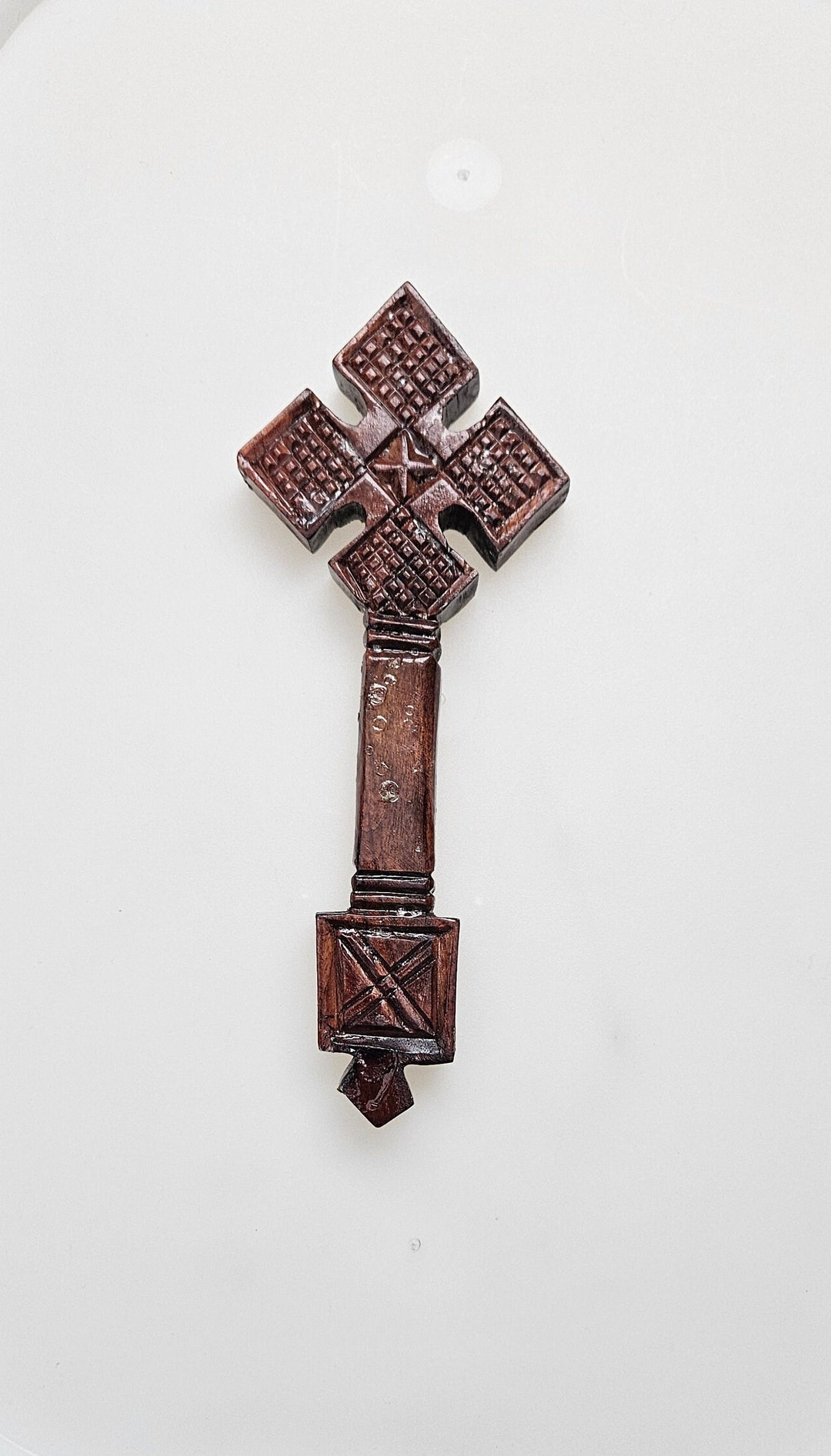 Wooden Ethiopian Cross, Blessing Cross, Handheld Cross, Wood Cross, Handmade Cross Etsy