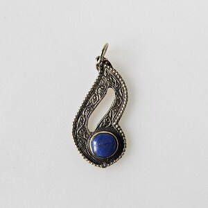 Afghan Pendant, Handmade Turkmen Jewelry