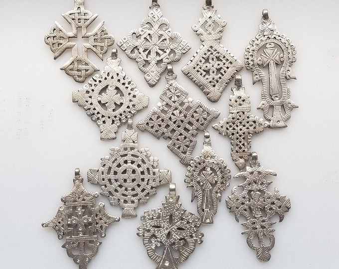 SALE 12 Ethiopian Coptic Crosses Etsy