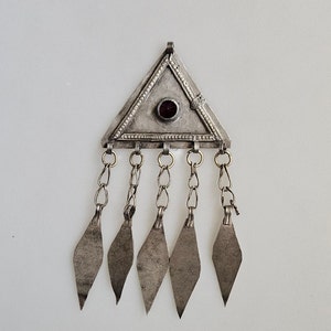Turkmen pendant, Afghan pendant, Turkmen pendant, handcrafted pendant