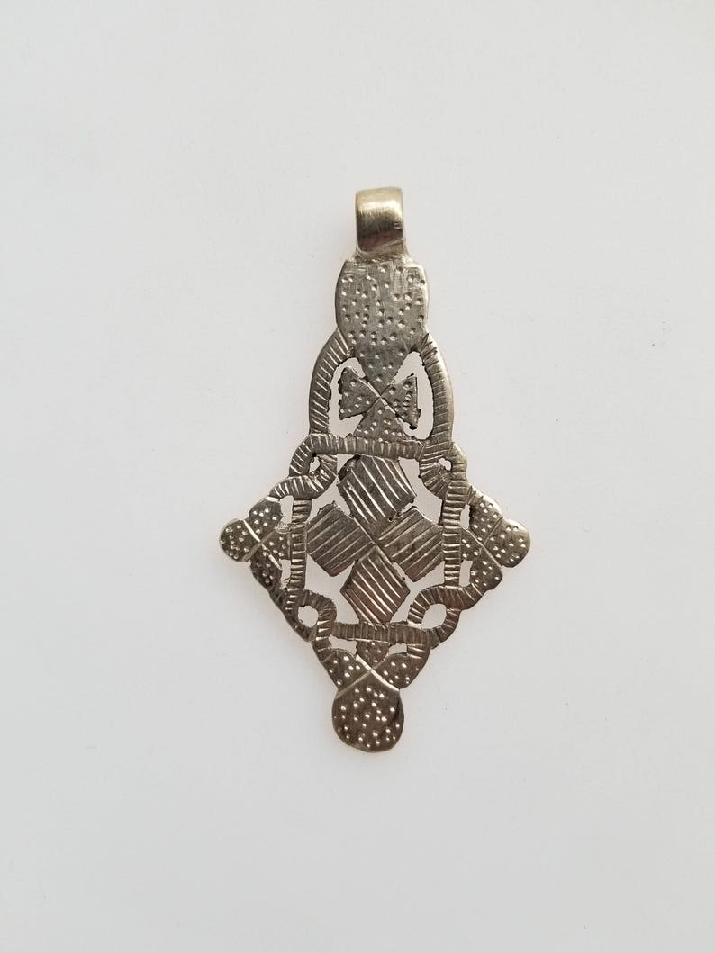 Ethiopian Cross African pendant Cross pendant Coptic Cross pendant Ethiopian Coptic Cross silver pendant