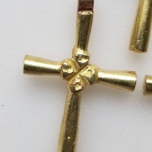 ONE Ethiopian brass Coptic Cross