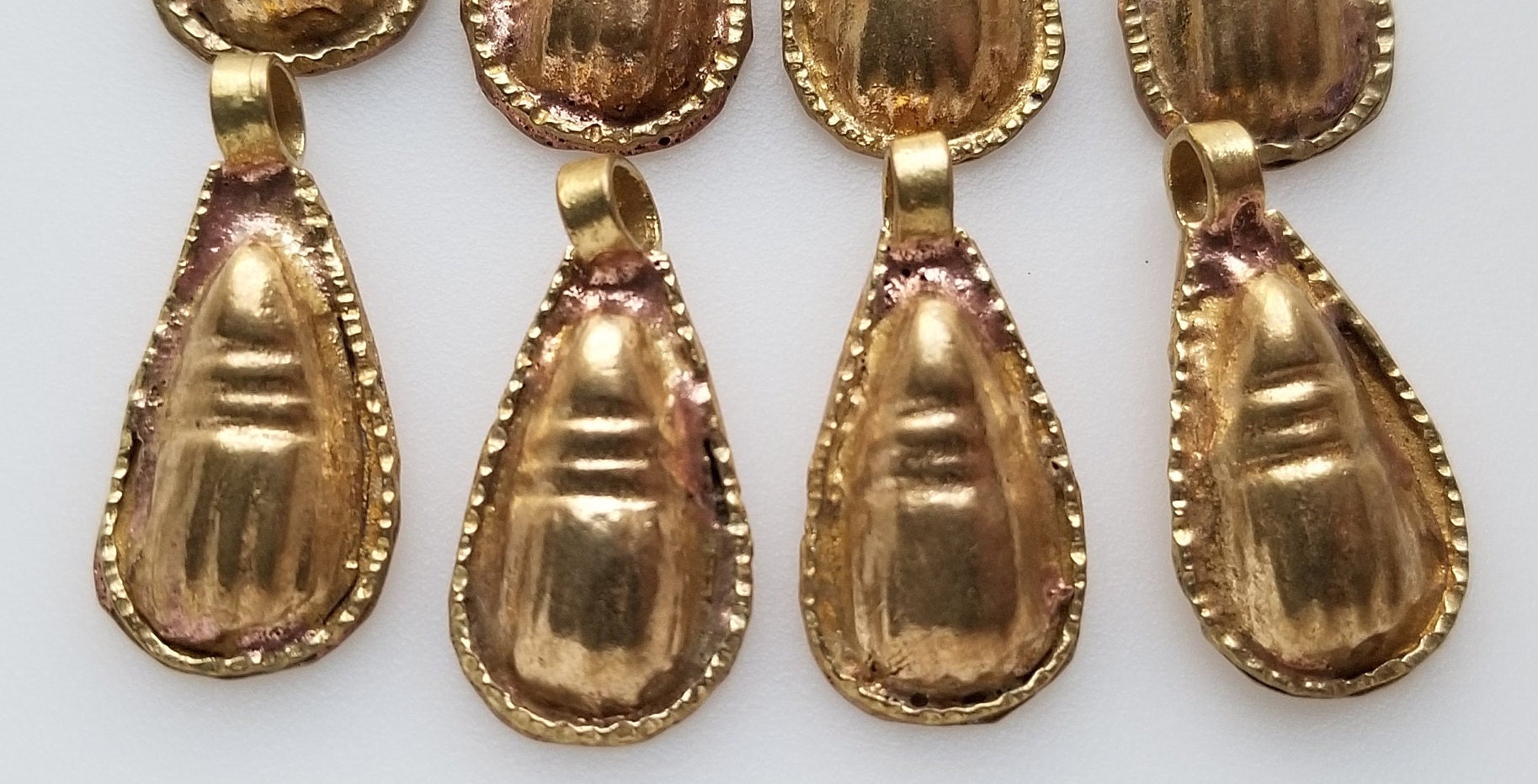 10 Ethiopian fertility beads brass beads African beads Etsy