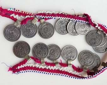 15 Afghan coin pendants