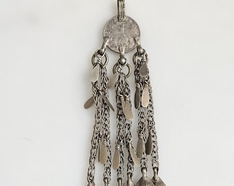 Afghan pendant, coin pendant, handmade pendant, ethnic pendant
