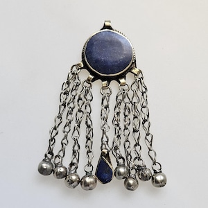 Handmade Afghan Pendant with tassels